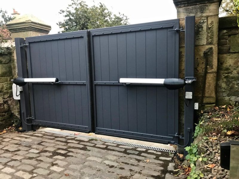 puerta automatica abatible mallorca